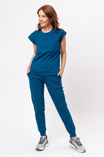 Women's Cherokee Achieve Jogger scrub trousers caribbean blue-9