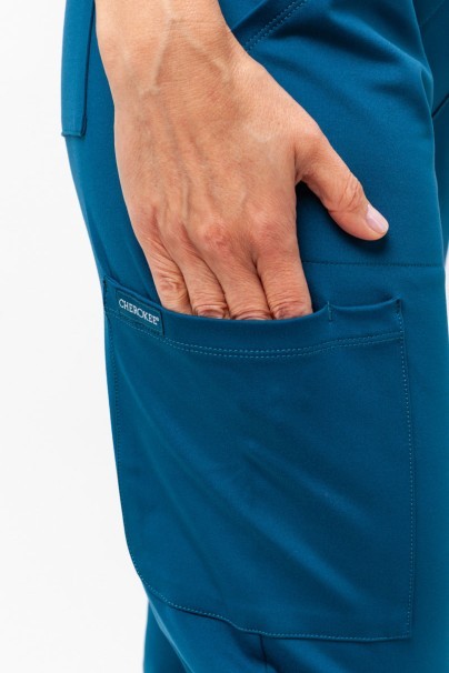 Women's Cherokee Achieve Jogger scrub trousers caribbean blue-6