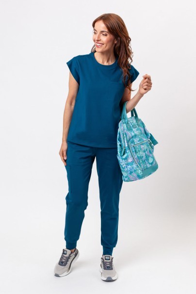 Women's Cherokee Achieve scrubs set caribbean blue-2