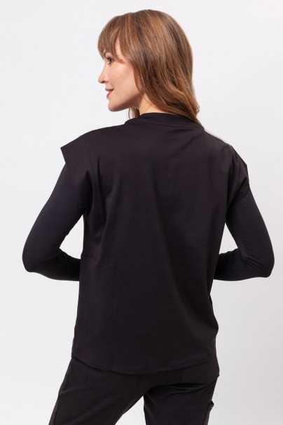 Women's Cherokee Achieve Crew Neck scrub top black-4