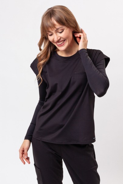 Women's Cherokee Achieve scrubs set black-2