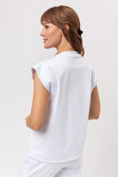 Women's Cherokee Achieve Crew Neck scrub top white-2