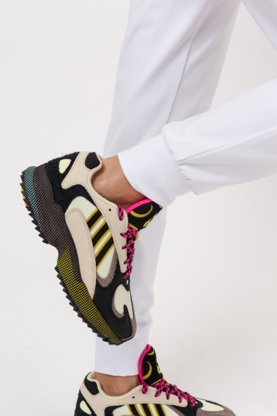 Women's Cherokee Achieve Jogger scrub trousers white-7