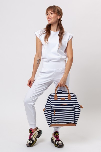 Women's Cherokee Achieve Jogger scrub trousers white-8