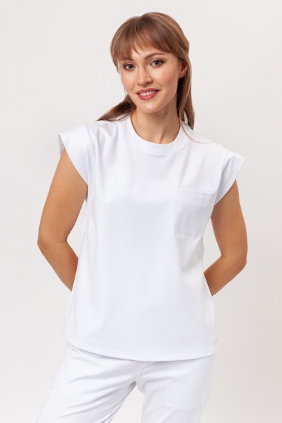 Women's Cherokee Achieve scrubs set white-2