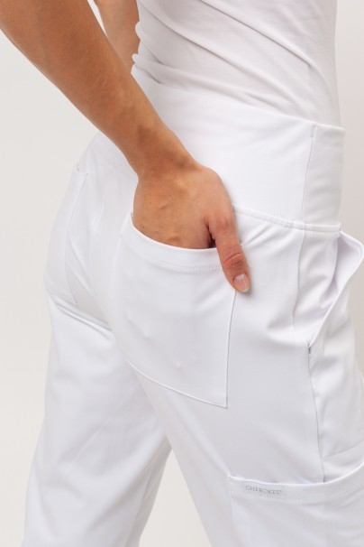 Women's Cherokee Achieve scrubs set white-11