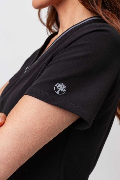 Women's Healing Hands Sonia scrub top black-5