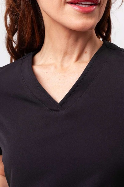 Women's Healing Hands scrubs set (Skyler top, Nisha trousers) black-5