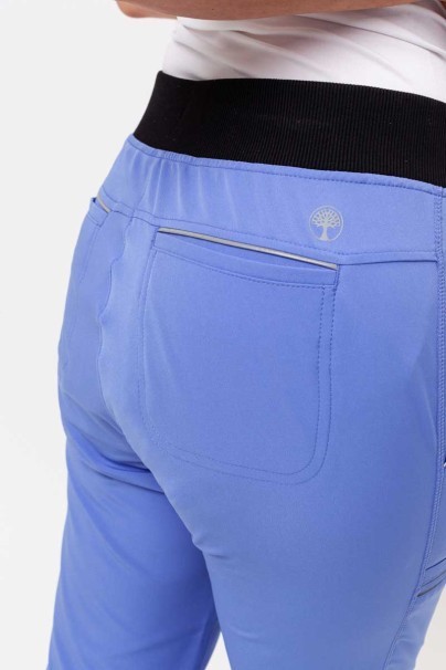 Women's Healing Hands Nisha scrub trousers ceil blue-4