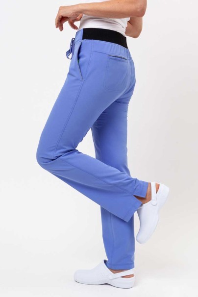 Women's Healing Hands scrubs set (Skyler top, Nisha trousers) ceil blue-12