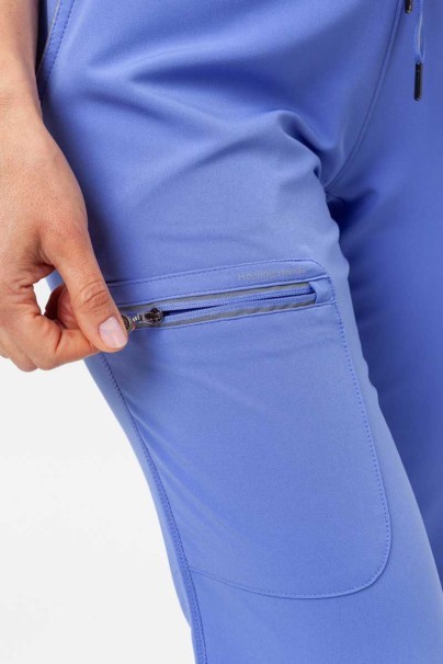 Women's Healing Hands scrubs set (Skyler top, Nisha trousers) ceil blue-15