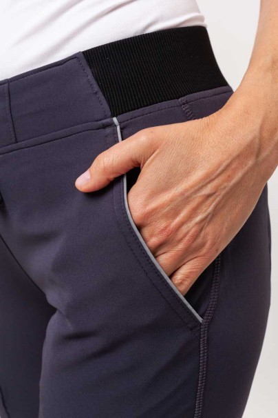 Women's Healing Hands Nisha scrub trousers pewter-4