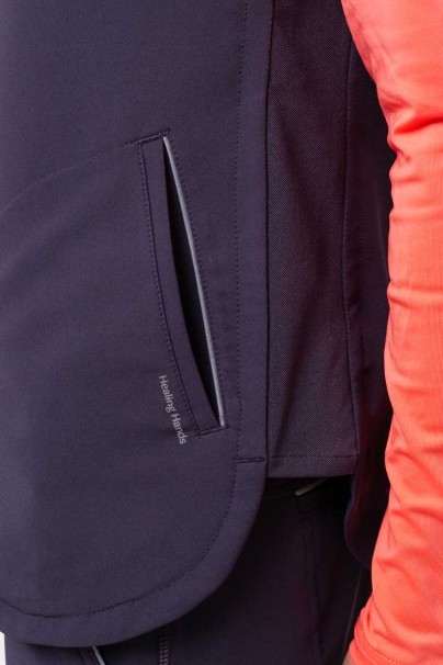 Women's Healing Hands scrubs set (Skyler top, Nisha trousers) pewter-9