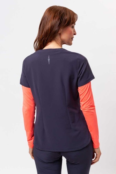 Women's Healing Hands scrubs set (Skyler top, Nisha trousers) pewter-4