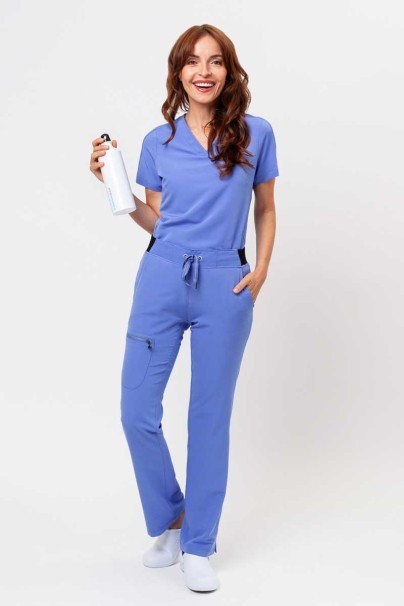 Women's Healing Hands Nisha scrub trousers ceil blue-9