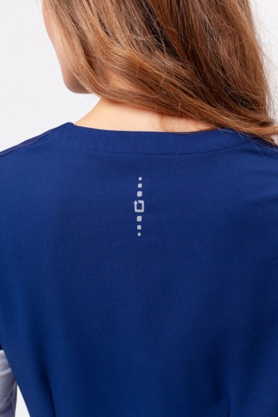 Women's Healing Hands Skyler scrub top navy-5