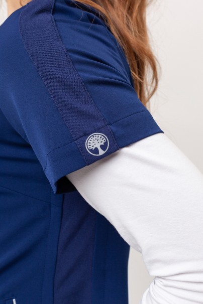Women's Healing Hands Skyler scrub top navy-6