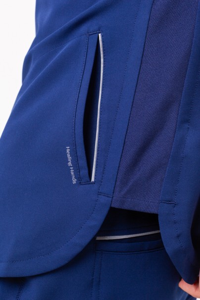 Women's Healing Hands Skyler scrub top navy-8