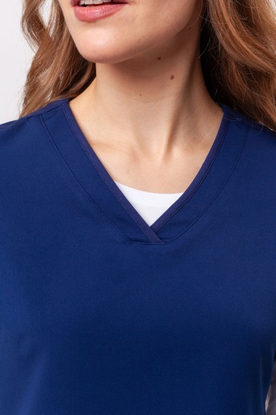 Women's Healing Hands scrubs set (Skyler top, Nisha trousers) navy-5