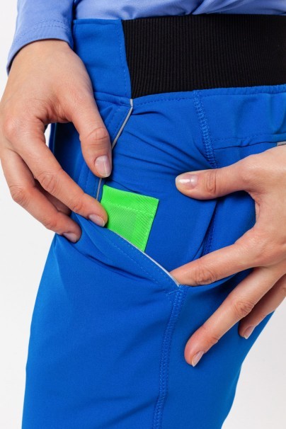 Women's Healing Hands Nisha scrub trousers royal blue-5