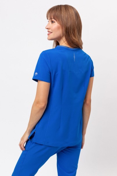 Women's Healing Hands scrubs set (Sonia top, Nisha trousers) royal blue-3