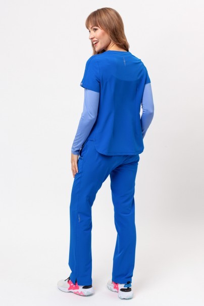 Women's Healing Hands scrubs set (Skyler top, Nisha trousers) royal blue-2