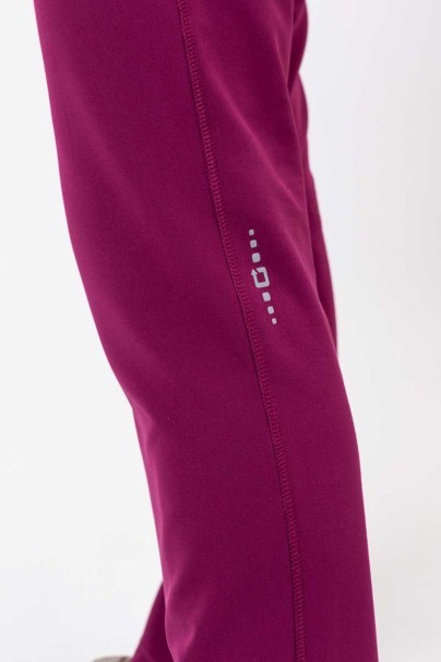 Women's Healing Hands scrubs set (Skyler top, Nisha trousers) wine-13