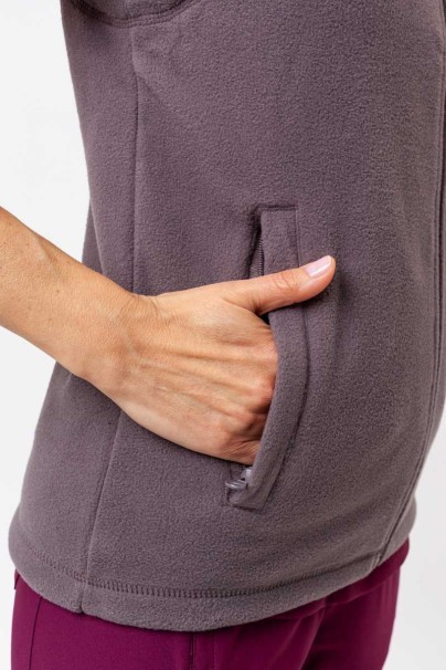 Women’s Malfini Fleece vest steel grey-4