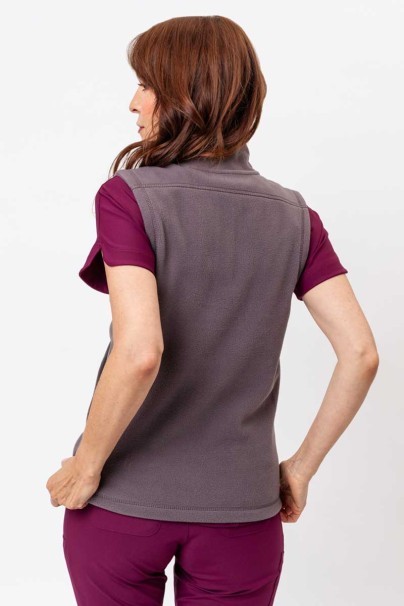 Women’s Malfini Fleece vest steel grey-2