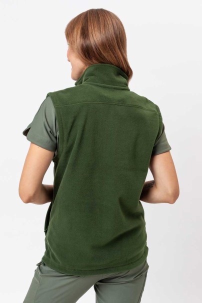 Women’s Malfini Fleece vest bottle green-2