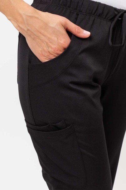 Women's Healing Hands Rebecca Flare scrub trousers black-4