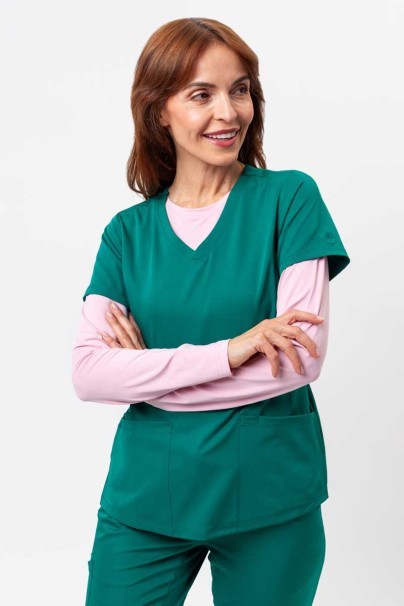 Women's Healing Hands scrubs set (Monica top, Rebecca trousers) green-3