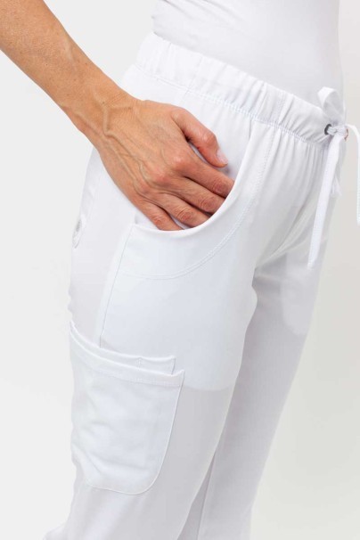 Women's Healing Hands scrubs set (Monica top, Rebecca trousers) white-11