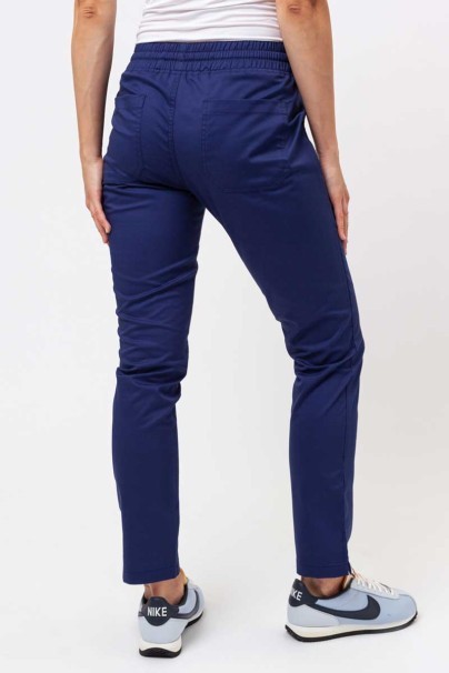 Women's Uniforms World Zora scrub top navy-3