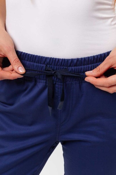 Women's Uniforms World Zora scrub top navy-6