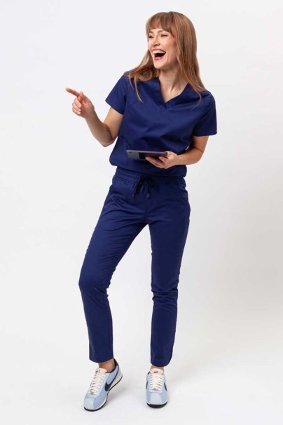 Women's Uniforms World scrubs set (Alyssa top, Zora trousers) navy-14