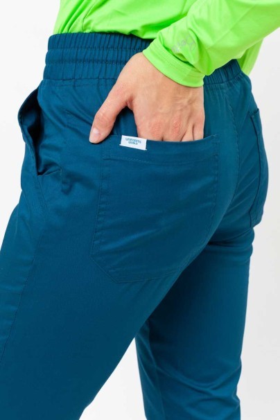 Women's Uniforms World Zora scrub top caribbean blue-4