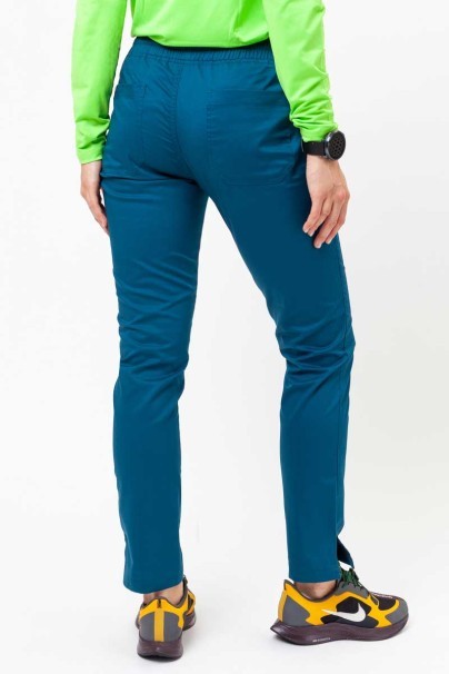 Women's Uniforms World scrubs set (Alyssa top, Zora trousers) caribbean blue-9