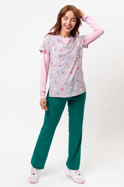 Women’s Maevn Prints scrub top Hot Chicks-2