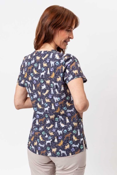 Women’s Maevn Prints scrub top Wild Pets-1