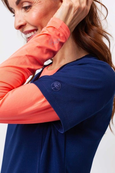 Women's Healing Hands scrubs set (Monica top, Rebecca trousers) navy-5