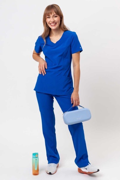 Women's Cherokee Infinity Slim Pull-on scrub trousers galaxy blue-9