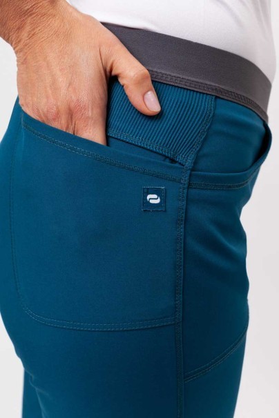 Women's Cherokee Infinity Slim Pull-on scrub trousers caribbean blue-4