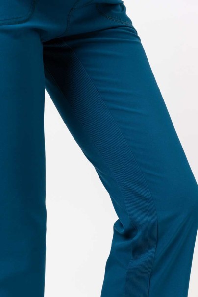 Women's Cherokee Infinity Slim Pull-on scrub trousers caribbean blue-5