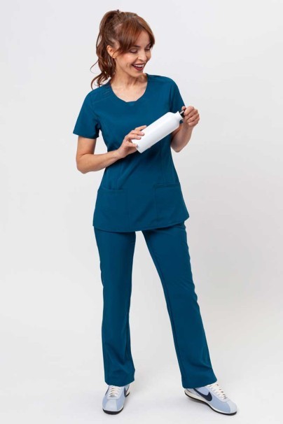 Women's Cherokee Infinity scrubs set caribbean blue-14