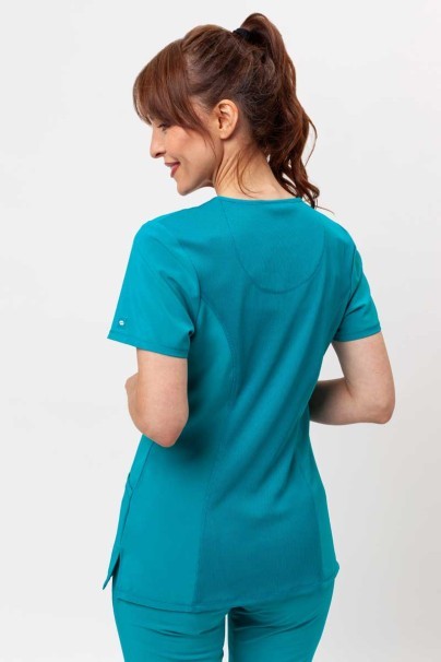 Women's Cherokee Infinity scrubs set teal blue-4