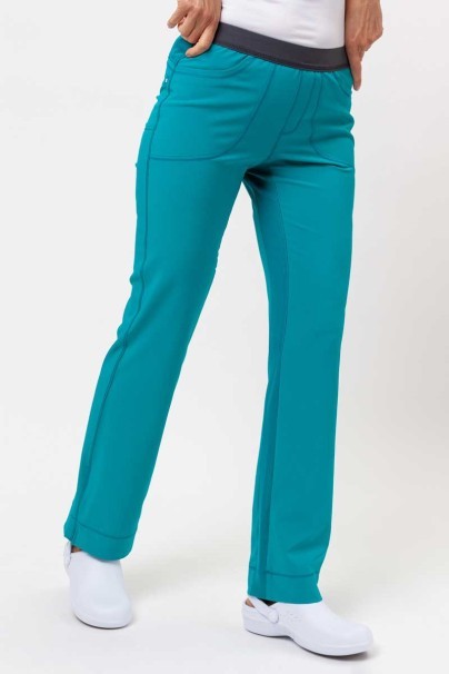 Women's Cherokee Infinity scrubs set teal blue-10