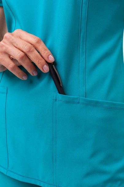 Women's Cherokee Infinity scrubs set teal blue-8