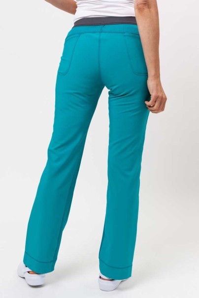 Women's Cherokee Infinity scrubs set teal blue-11