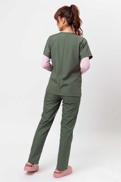 Women’s Cherokee Originals Natural Rise scrub trousers olive-6